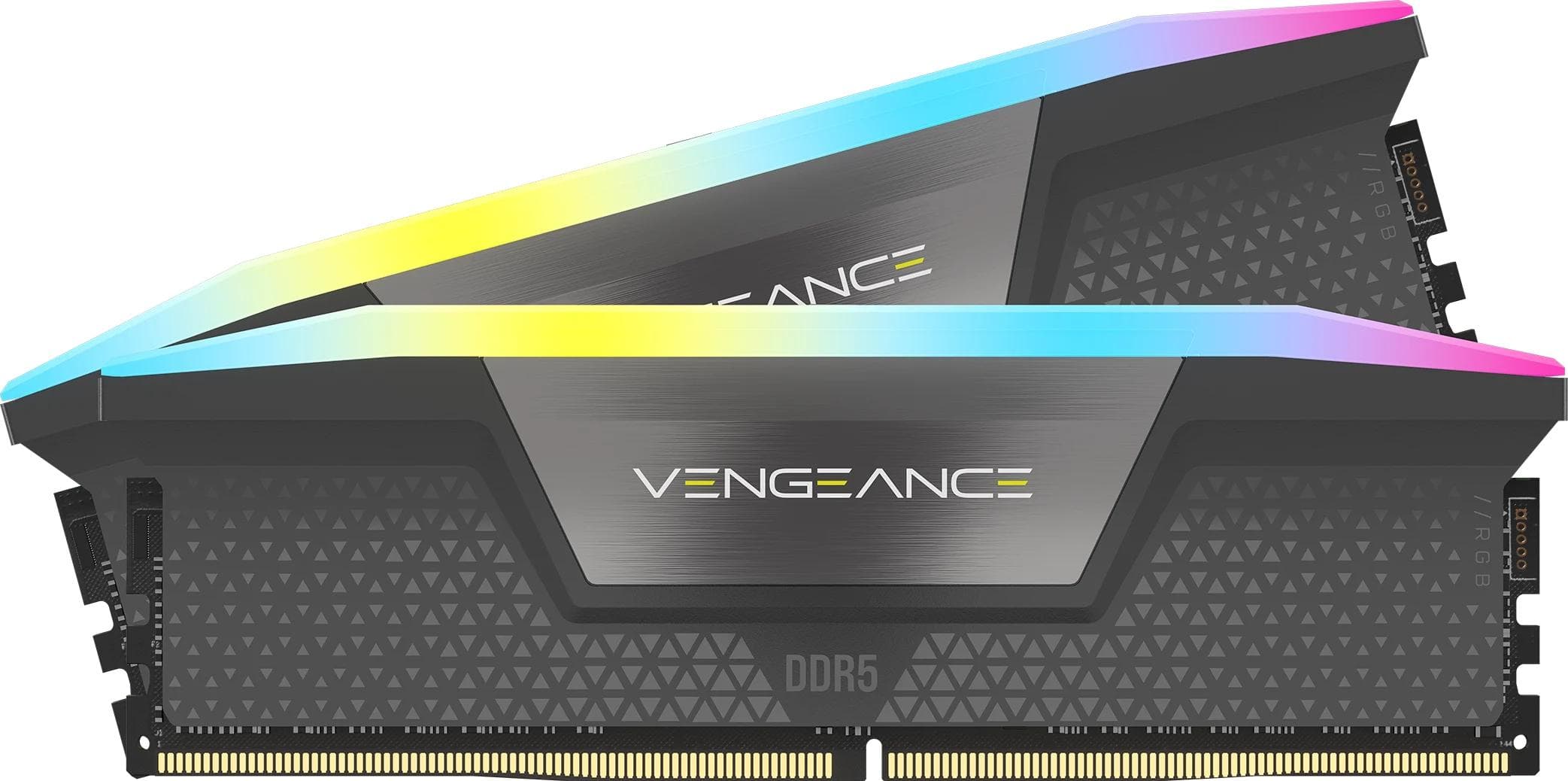 Memória RAM Corsair Vengeance RGB 32GB DDR5 6000MHz CL38 Cinzento