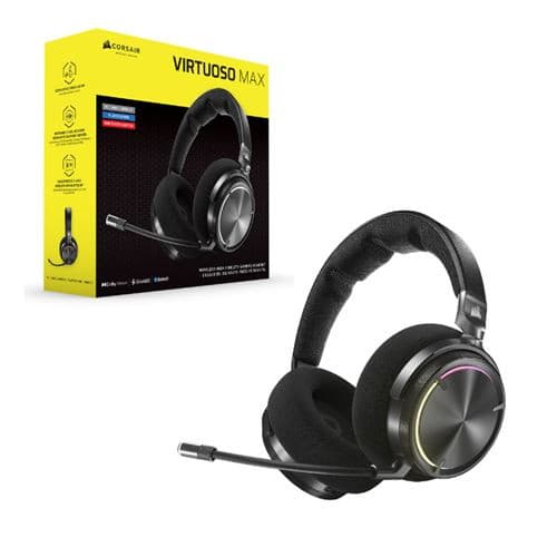 Corsair Virtuoso Max Preto/Carbon Wireless PC/PS4/PS5/Nintendo Switch