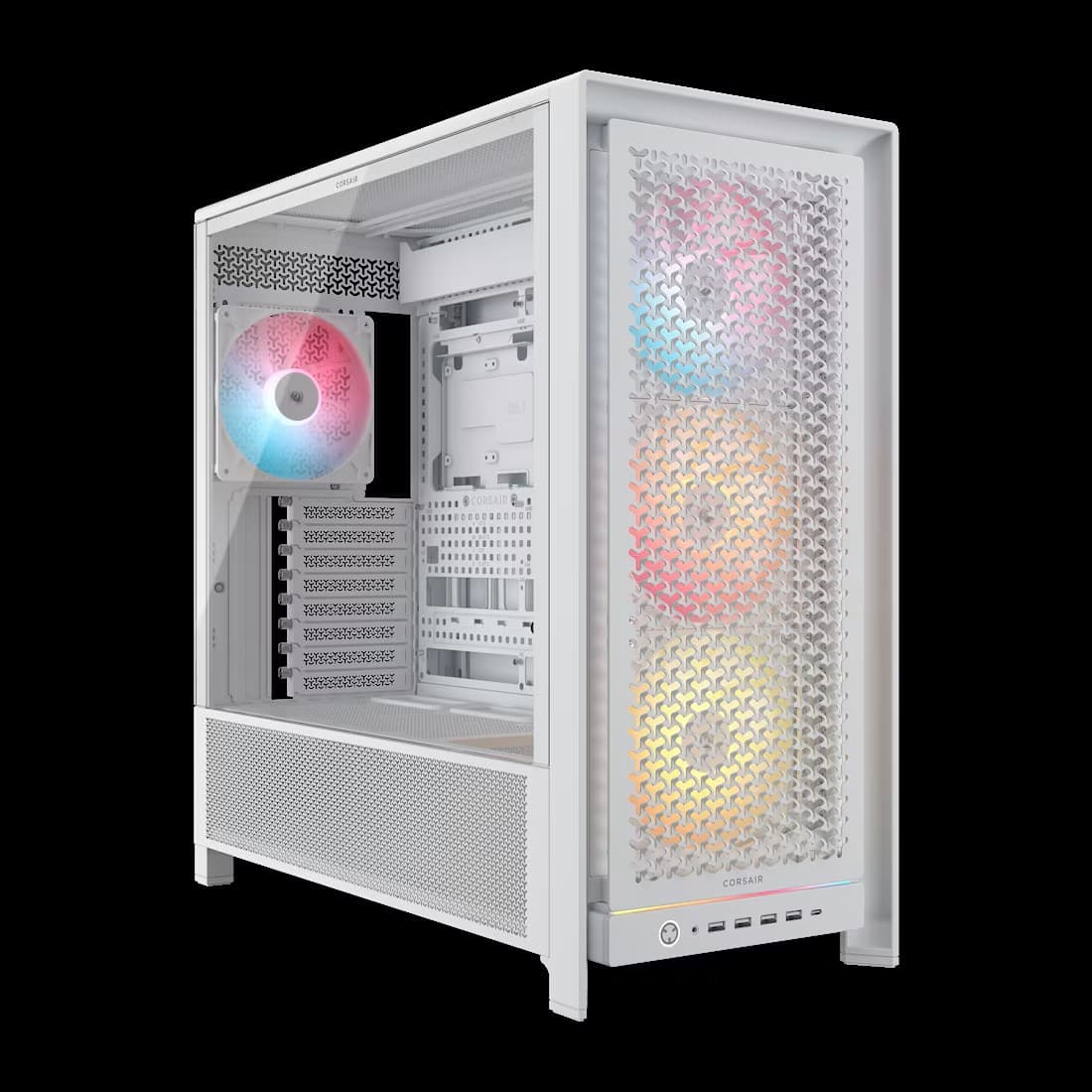 Corsair FRAME 5000 RS ARGB E-ATX Vidro Temperado USB-C Branca