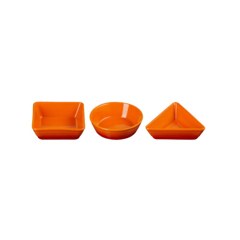 SET 3 PRATOS PARA TAPAS LE CREUSET VULCANICO - PROMO