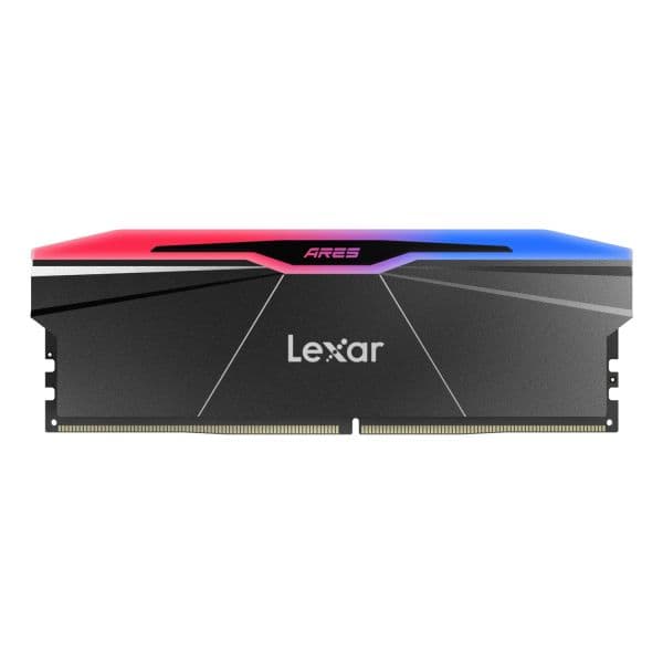 Memória RAM Lexar ARES RGB 32GB (2x16GB) DDR5 6000MHz CL30 Red