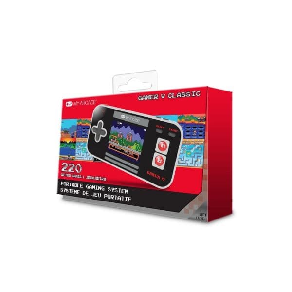 Consola Retro Gamer V Classic (220 Jogos) Preta