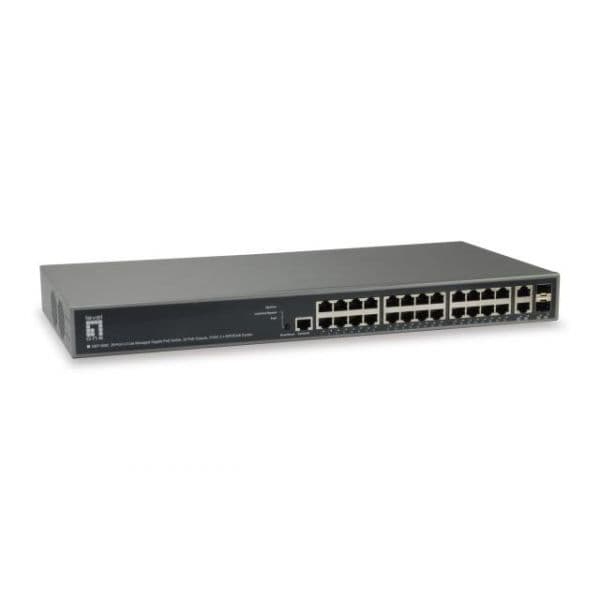 Level One Switch 24x10/100/1000 Poe L3 Lite M - GEP-2682