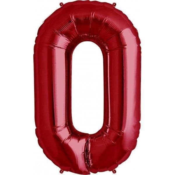 NorthStar Balão Foil 34'' Letra O Vermelho - 180000236