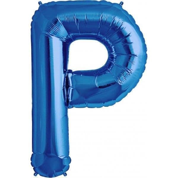 NorthStar Balão Foil 34'' Letra P Azul - 180000289