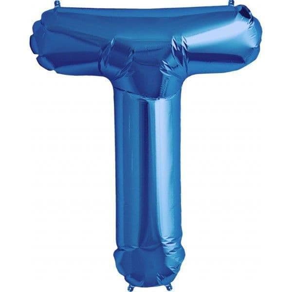 NorthStar Balão Foil 34'' Letra T Azul - 180000293