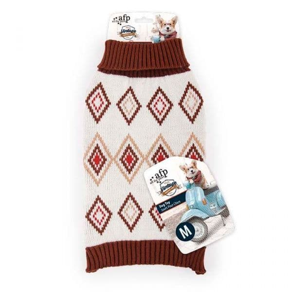 All for Paws Camisola Jersey Vintage Diamante M Brown