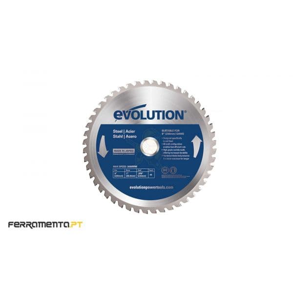 Evolution Disco TCT Aço 230x25,4 48 Dentes - 31D23025448A
