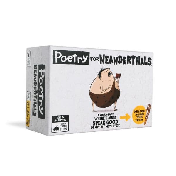 Exploding Kittens Poetry for Neanderthals Jogo de Estratégia