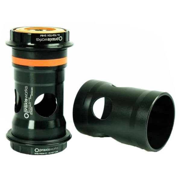 Praxis Caixa de Pedalier Conversor Mtb Shimano Conv Bb30/pf30 R-collet Black 73 mm
