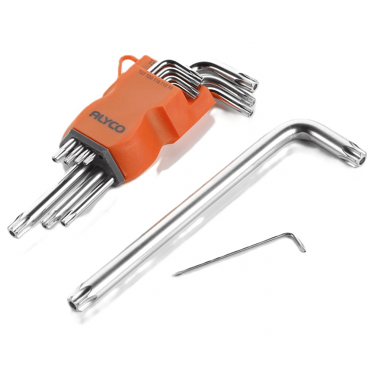 Alyco Ajuste 9 Chaves Allen Torx Invio Longas. Niq. T9 a T55 - 200100615