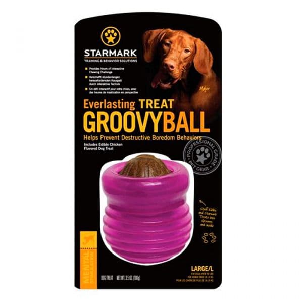 Starmark Brinquedo Cão Everlasting Groovy Treat Ball L