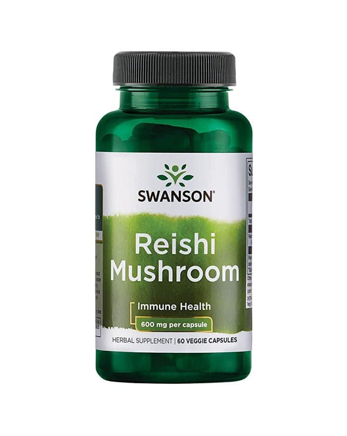 Reishi Mushroom 600mg - 60 Cápsulas - Swanson