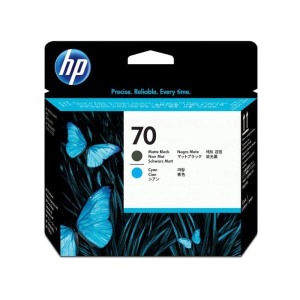 Tinteiro HP 70 Matte Black/Cyan C9404A