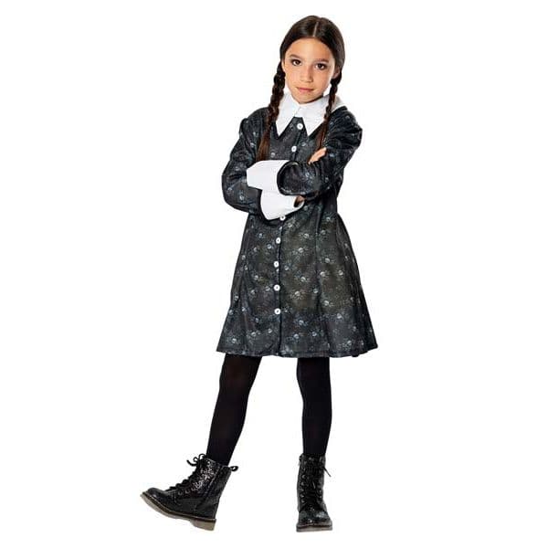 Rubies UK Fato Wednesday Halloween Oficial 8-10 Anos