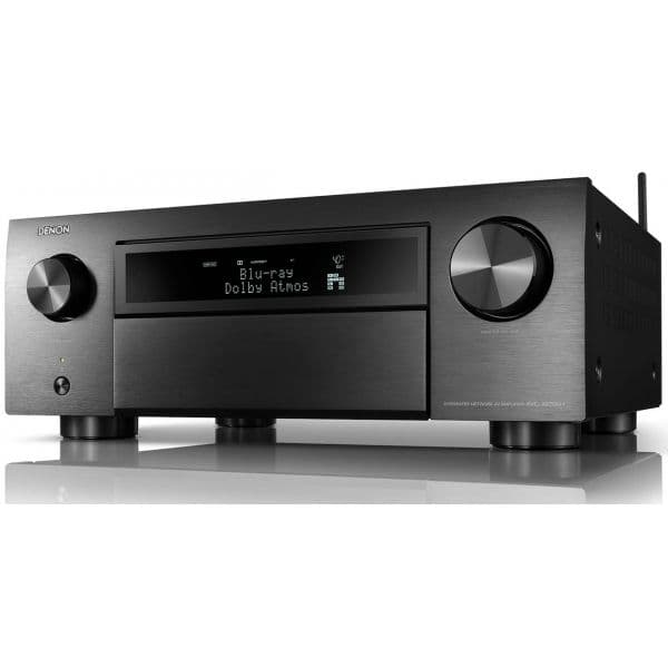 Denon Receiver Av 11.2CH 8K com Audio 3D, Heos Integrado e Controlo Por Voz AVC-X6700H