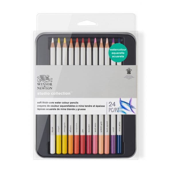 Winsor & Newton Conjunto de 24 Aguareláveis