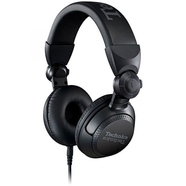 Technics Auscultadores DJ c/ Fios + Micro EAH-DJ1200 Black