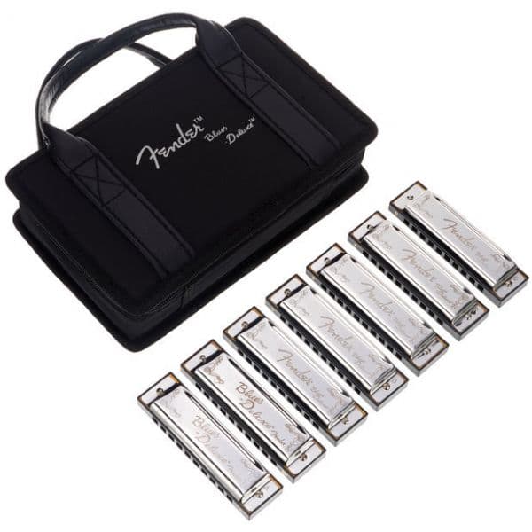 Fender Harmónica Blues Deluxe 7 pack with case