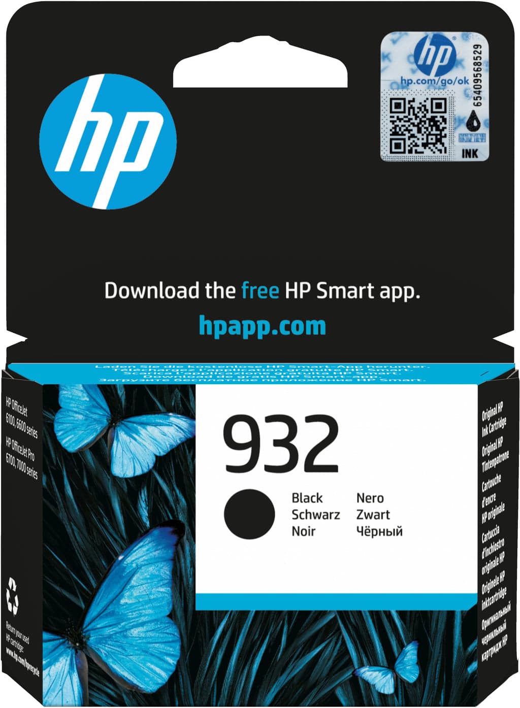 Tinteiro HP 932 CN057A Black