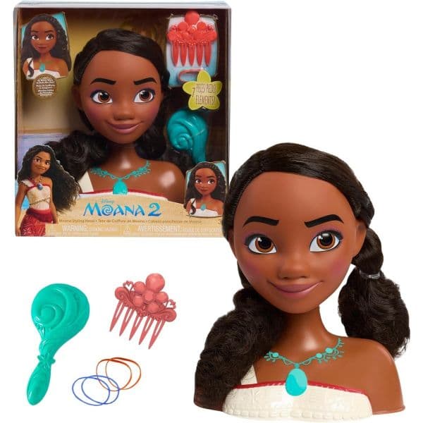 Just Play Busto de Penteados Moana 2