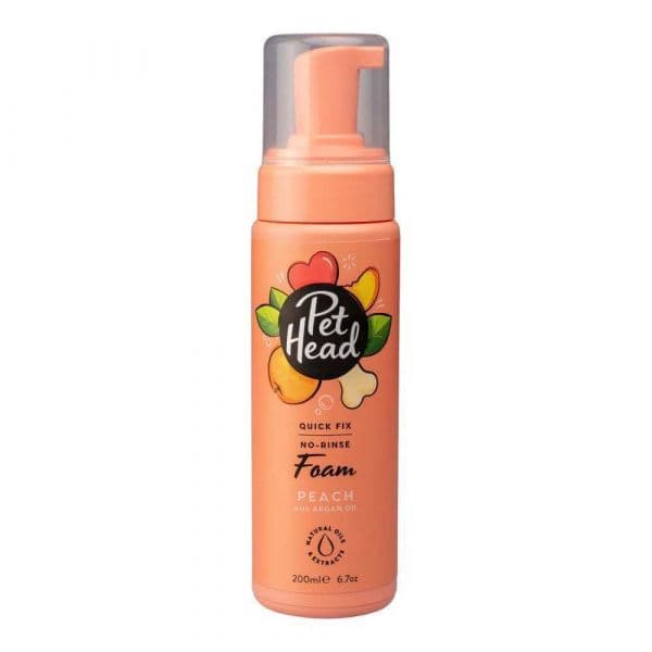 Pet Head Espuma de Limpeza Quick Fix Pêssego (200 ml)