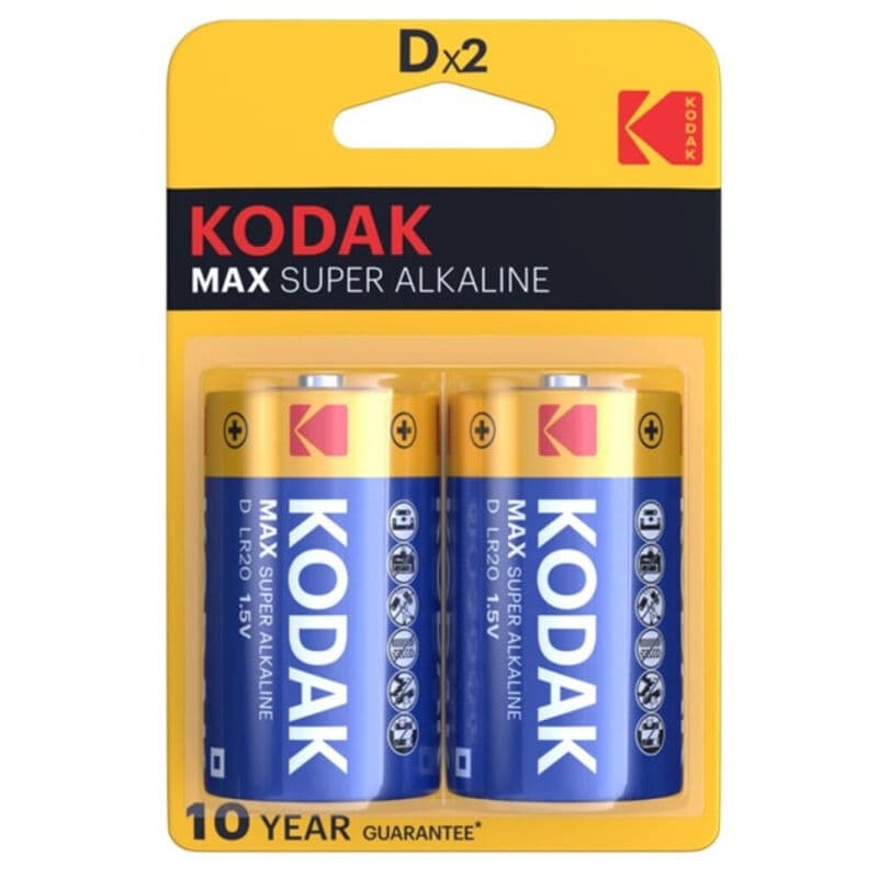 Kodak Pilha Max D LR20 2 Un.