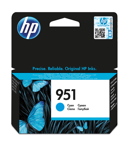 HP Tinteiro original 951 Ciano
