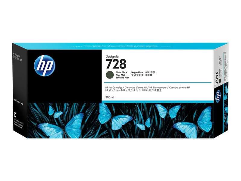 Tinteiro HP 728 F9J68A Matte Black