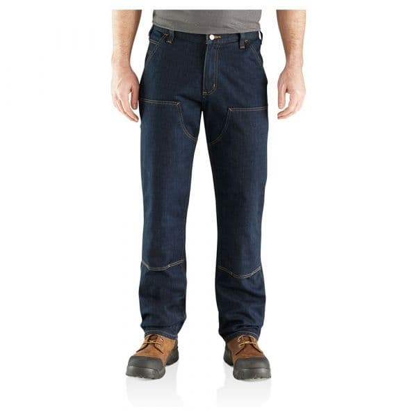 Carhartt Rugged Flex Double Front Dungaree Jeans Azul 40 / 32