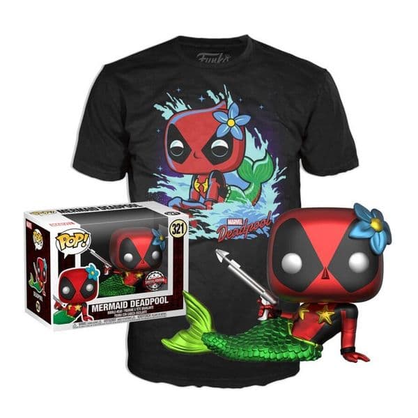 Funko Figura POP! Mermaid Deadpool c/ Camisola L
