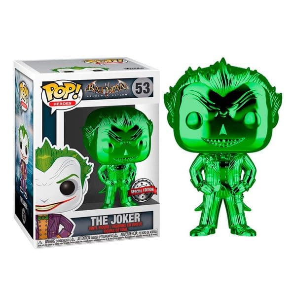 Funko POP! DC Heroes: Batman Arkham Asylum - The Joker Metallic Exclusive #53