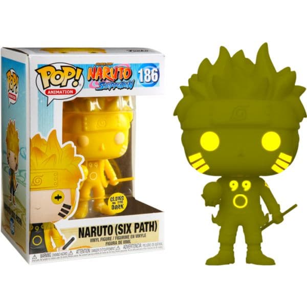 Funko POP! Animation: Naruto Shippuden - Naruto Six Path Yellow (GITD) #186