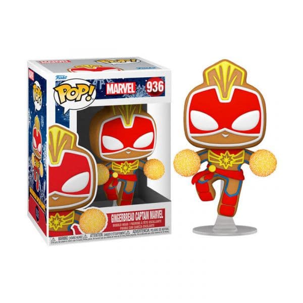 Funko POP! Marvel: Gingerbread Captain Marvel
