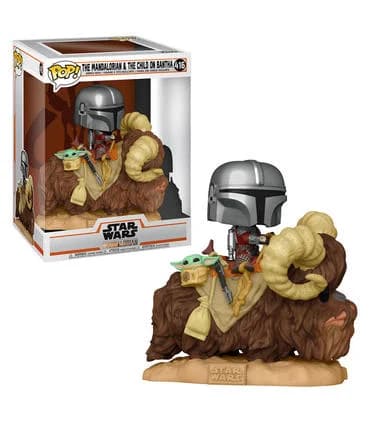 Funko POP! Star Wars - The Mandalorian - The Mandalorian & The Child on Bantha #416