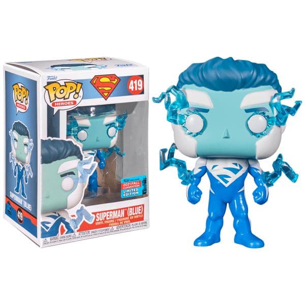 Funko POP! Heroes: DC Comics - Superman Blue (2021 Fall Convention) #419