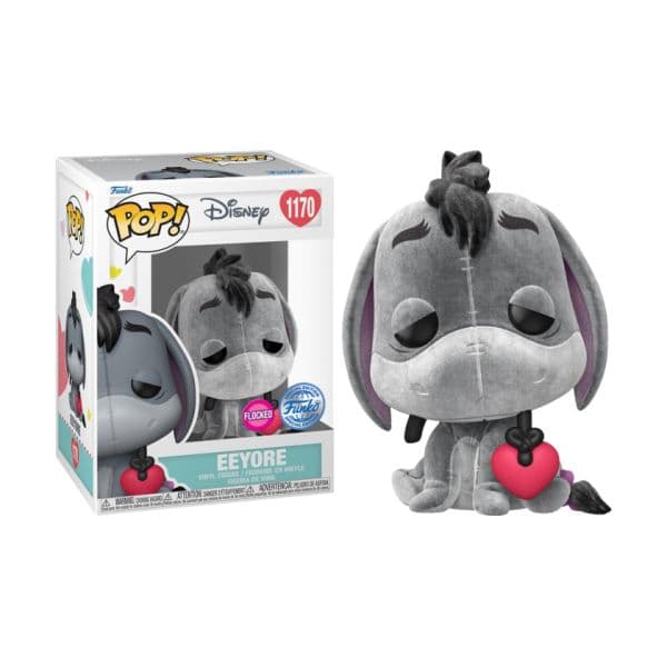 Funko POP! Disney: Winnie the Pooh - Eeyore with Heart (Flocked) #1170
