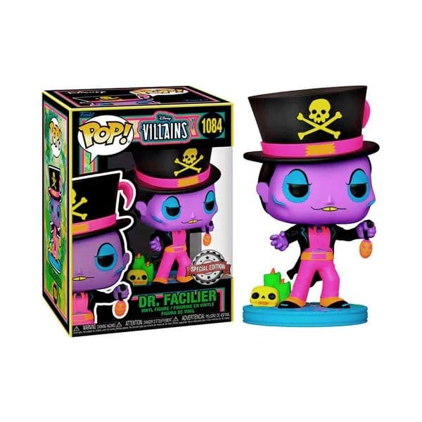 Funko POP! Disney: Villains - Dr. Facillier (Black Light) #1084