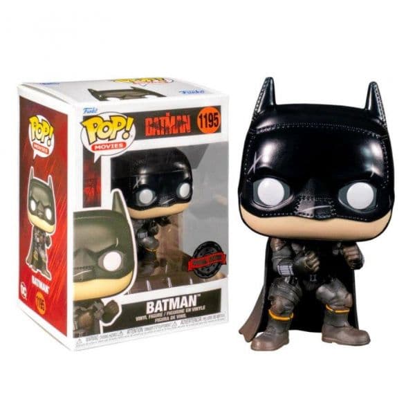 Funko POP! Movies: The Batman - Batman Battle Damaged Exclusive #1195