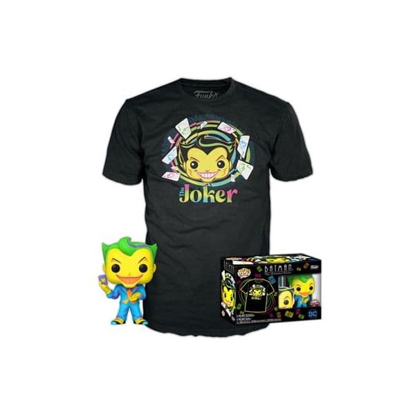 Funko POP! & Tee Joker Blacklight #370 - S