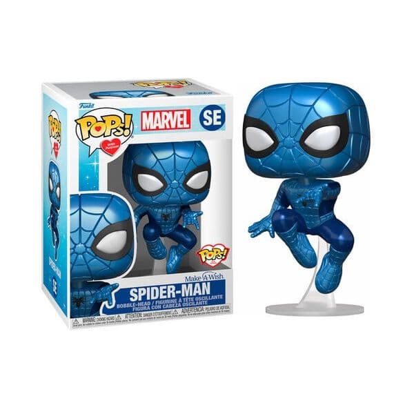 Funko POP! Disney: Make a Wish - Spider-Man (Metallic) #SE