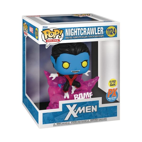 Funko POP! Deluxe: X-Men - Nightcrawler (GITD) (PX Previews Exclusive) #1124
