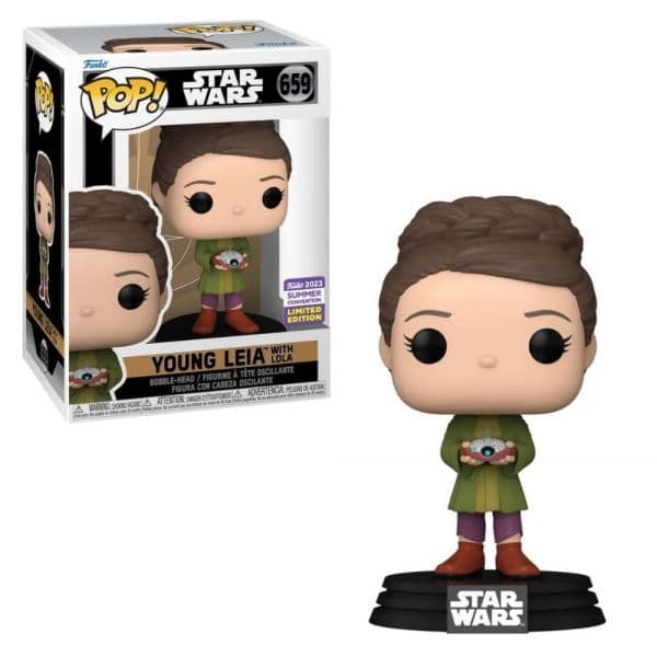 Funko POP! Star Wars: Obi-Wan Kenobi - Young Leia with Lola (SDCC 2023 Exclusive) #659