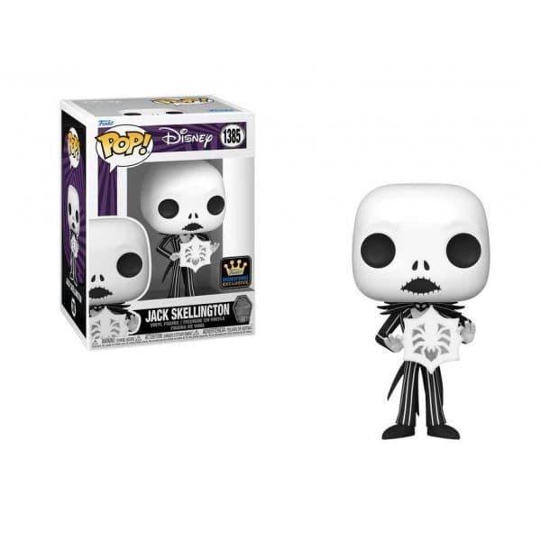 Funko POP! Disney: The Nightmare Before Christmas - Jack Skellington with Snowflake (Specialty Series Exclusive) #1385