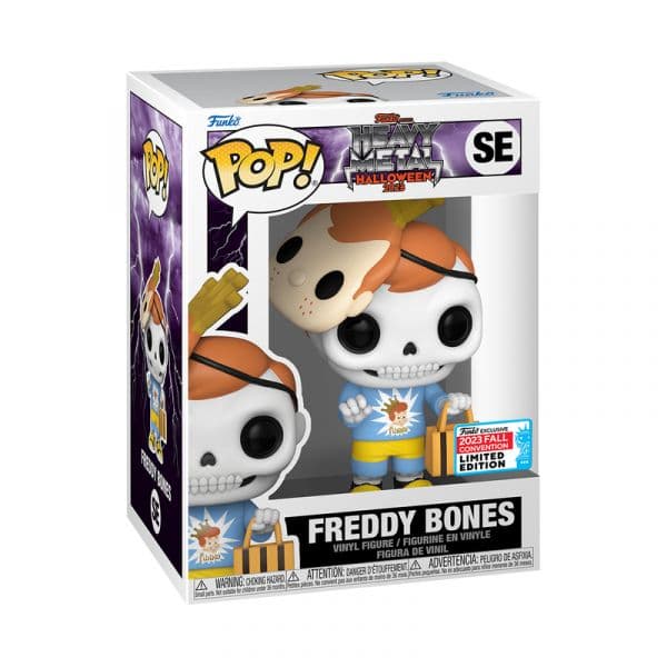 Funko POP! Freddy Funko - Freddy Bones - Heavy Metal Halloween 2023 Exclusive