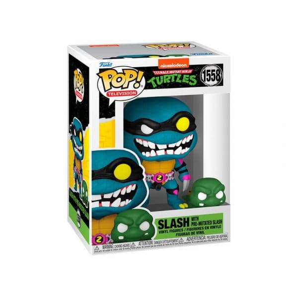 Funko POP! Teenage Mutant Ninja Turtles - Slash & Pre-Mutated Slash #78048