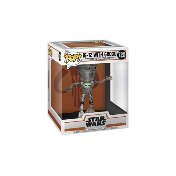 Funko POP! Deluxe: Stars Wars - IG-12 with Grogu #720
