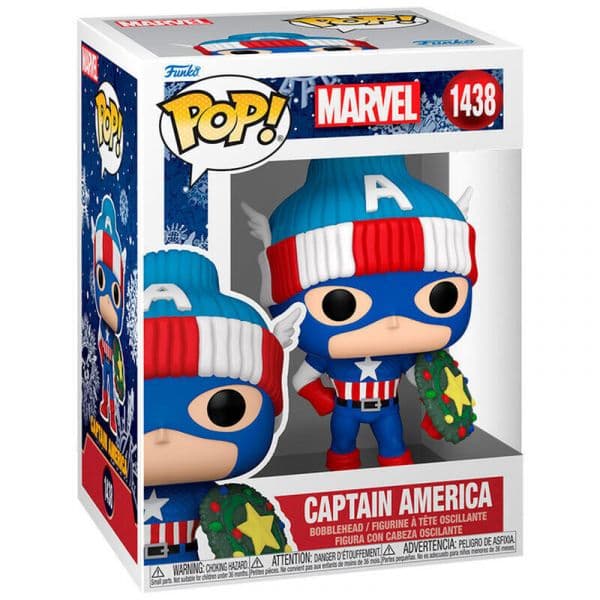 Funko POP! Marvel: Capitão América Holiday #1438