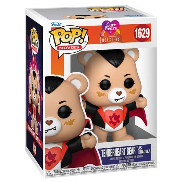 Funko POP! Movies: Care Bears x Universal Monsters - Tender Heart Bear as Dracula #1629