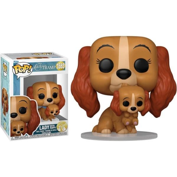 Funko POP! Disney: A Dama e o Vagabundo - Lady com Cachorrinho #1553
